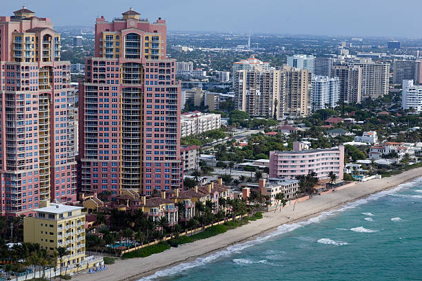 istock helicopter view of Miami Beach 482509661