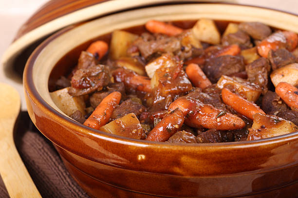istock Pot of Beef Stew Closeup 482510073