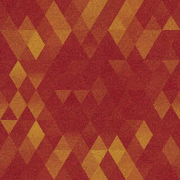 Seamless geometric triangle design on glitter paper