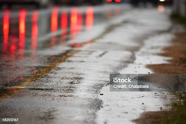 Heavy Rain Stock Photo - Download Image Now - Asphalt, Car, City