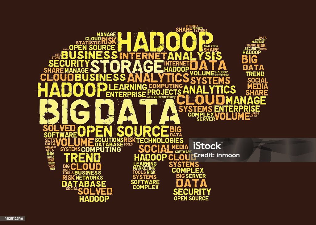 Big Data Hadoop Concept Stock Illustration - Download Image Now - Big Data,  Data, Elephant - iStock