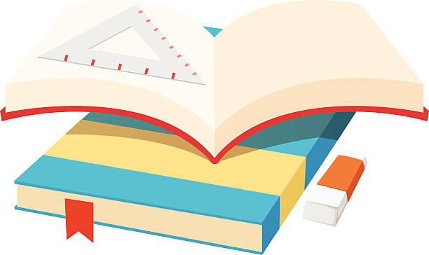 オープンブックベクター - book vector stack reading点のイラスト素材／クリップアート素材／マンガ素材／アイコン素材