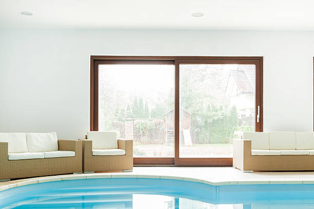 istock Hotel with indoor swimming pool 482512474