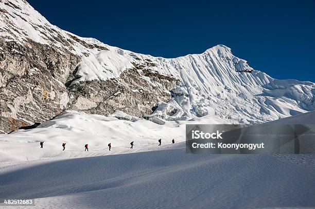 Island Peak Climbing Everest Region Nepal Stock Photo - Download Image Now - Hiking, Island Peak, Mt. Everest