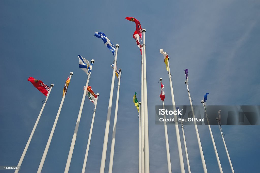 Groupe de drapeaux - Photo de Diplomatie libre de droits