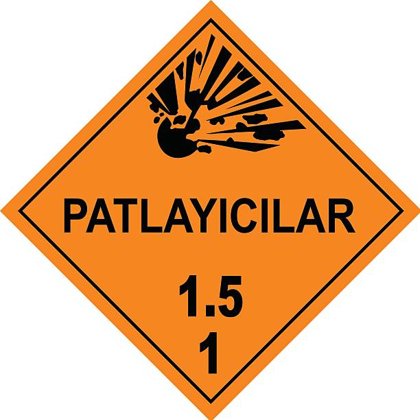 Dangerous Sign, Explosives Label, Patlayıcı Etiketi Dangerous Sign, Explosives Label, Patlayıcı Etiketi patlayıcı stock pictures, royalty-free photos & images