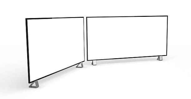 istock Flat TV and PC Monitor 482515354