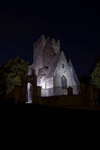 istock Old Medieval Church with Tower 482520383