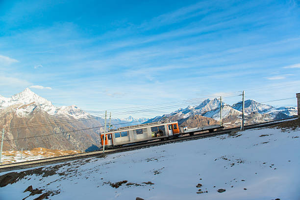 Alpine mountain from Zermatt, Switzerland