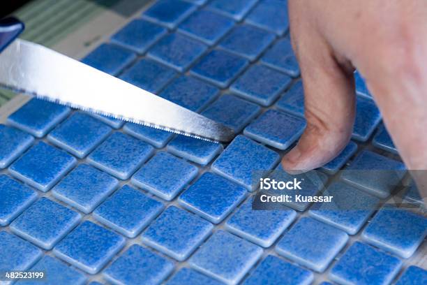 Manufacturing Mosaic Tiles Stock Photo - Download Image Now - Abstract, Architecture, Art