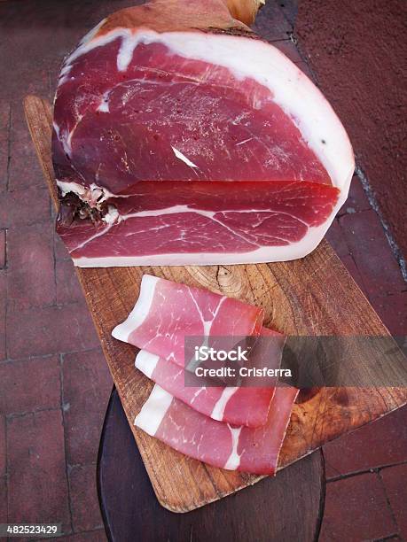 Fette Di Prosciutto Di Parma - Fotografie stock e altre immagini di Antipasto - Antipasto, Carne, Cena