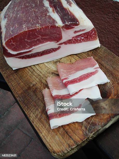 Bacon Con Fette - Fotografie stock e altre immagini di Carne - Carne, Cibi e bevande, Cibo