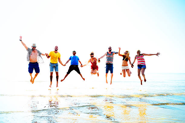 istock Friendship Freedom Beach Summer Holiday Concept 482523648