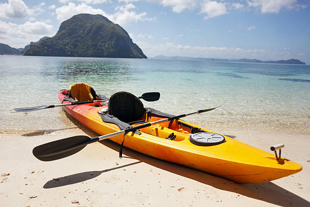 istock Sea kayak at the beach 482524251