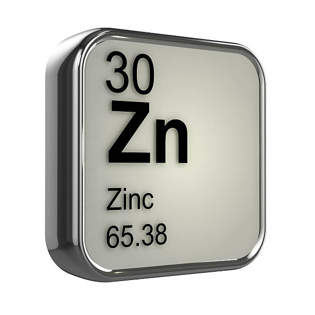 3d Zinc element 3d render of Zinc element design zinc element stock pictures, royalty-free photos & images