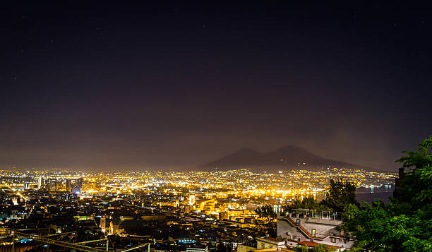 istock Naples view of Vesuvius in the night 482527134