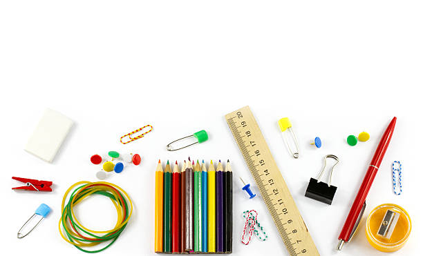istock School supplies isolated on white background 482529682