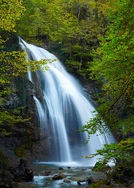 istock Beautiful Waterfall. Crimea, Ukraine 482531197