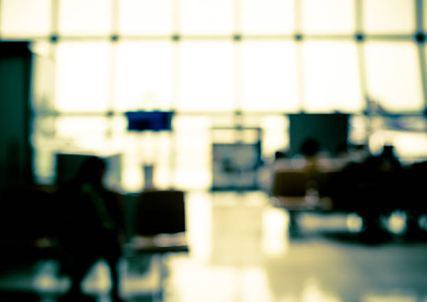 istock Blur background : Passenger waiting for flight at airport termin 482533418