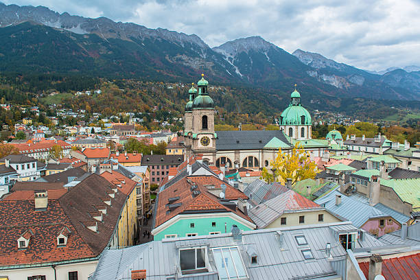 istock Innsbruck Austria - architecture and nature background 482533583