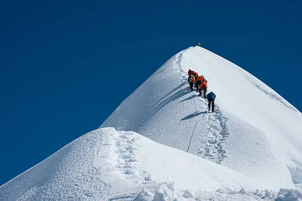 Island peak is one of the most popular trekking peak in Nepal.