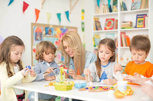 istock Cute kids in kindergarden. 482535827