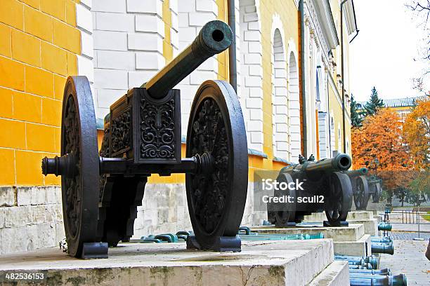 Ancient Artillery Cannons In The Moscow Kremlin Russia Stock Photo - Download Image Now