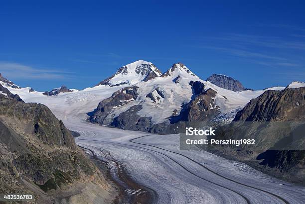 Aletch Die Längstegletscher In Den Alpen Stockfoto und mehr Bilder von Alpen - Alpen, Aster, Berg