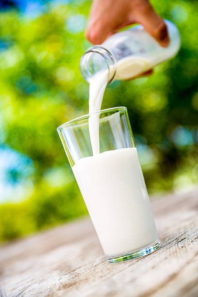 istock Pouring milk in glass 482543811