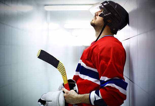 istock Ice hockey player before the game. 482544493