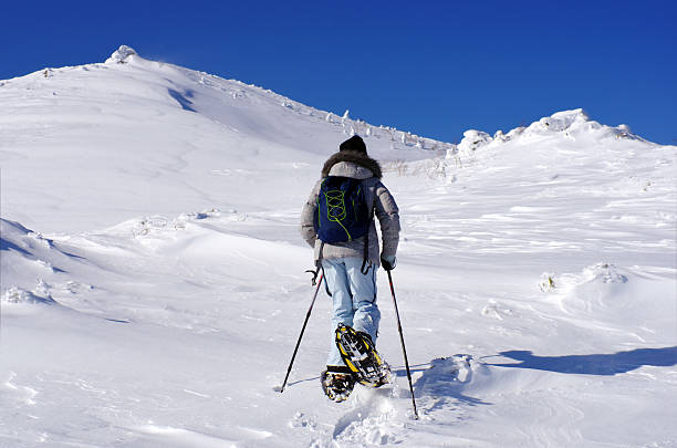 istock Girl uphill winter snow 482545011