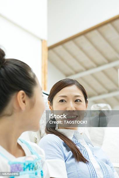 Smiling Mother And Daughter Stock Photo - Download Image Now - 30-39 Years, Adult, Asian and Indian Ethnicities