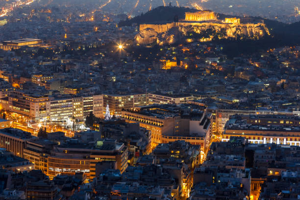 istock Athens skyline aerial view in the afternoon 482546123