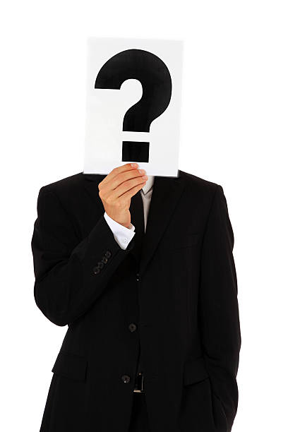 istock Man holding question mark in front of his head 482546309