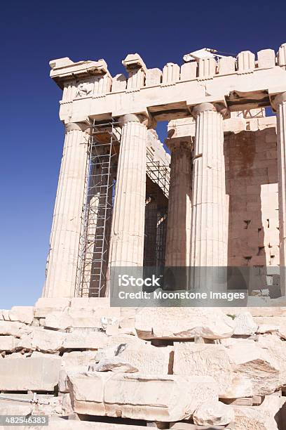 O Partenão Em Atenas Grécia - Fotografias de stock e mais imagens de Acrópole - Atenas - Acrópole - Atenas, Antiguidades, Ao Ar Livre