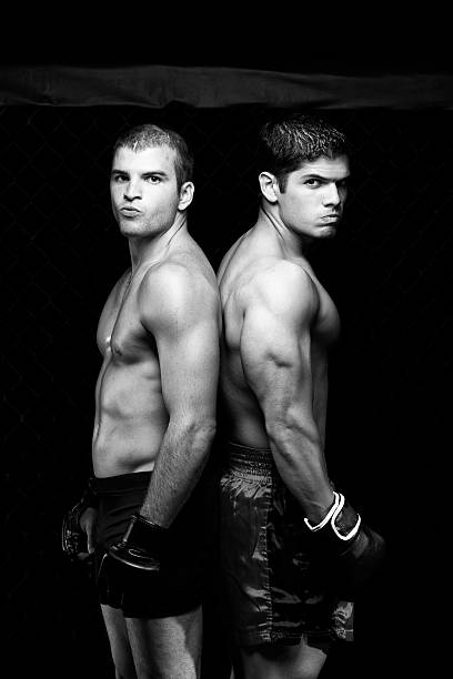 MMA - Mixed martial artists before a fight