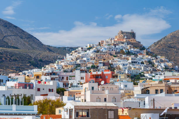 istock Ermoupolis at Syros island in Greece 482546557