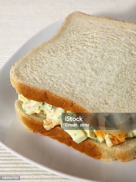 Egg Salad Sandwich Stock Photo - Download Image Now - Bread, Color Image, Egg Salad Sandwich