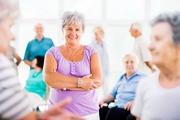 istock Smiling senior woman looking at the camera. 482548625