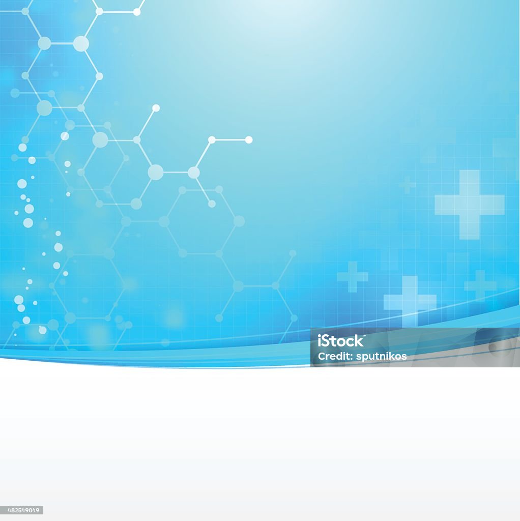 Abstrakte medizinischen Hintergrund mit leeren Raum Technologie - Lizenzfrei Abstrakt Vektorgrafik