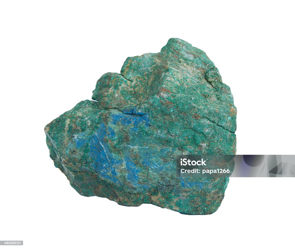 Malaquita com magnetite mineral - Royalty-free Amostra de Cor Foto de stock