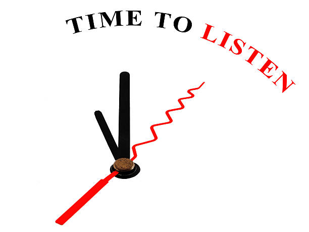 istock clock with words Time to Listen 482555279