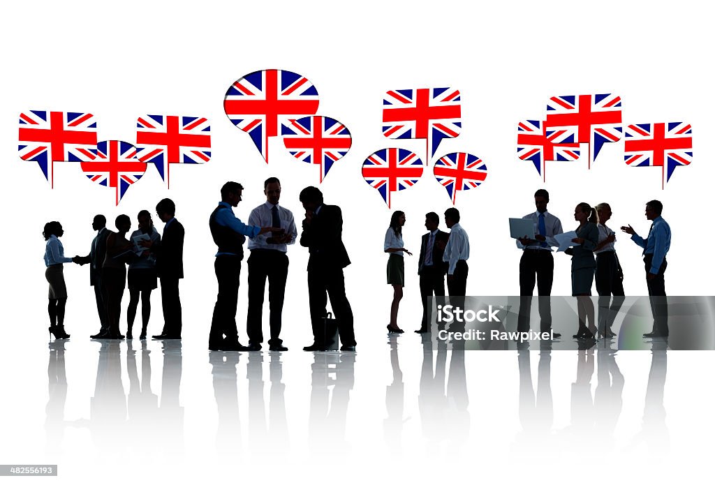 Gruppe des Business Personen, Meetings In Großbritannien - Lizenzfrei England Stock-Foto