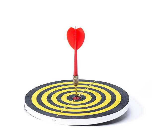istock darts arrows in the target center 482557639