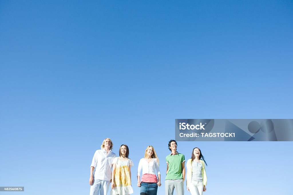 Smiling young people Japanese Ethnicity Stock Photo