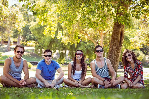 istock Friends smiling to the camera 482561144
