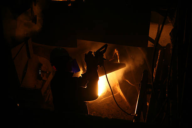indústria siderurgia - siderurgy - fotografias e filmes do acervo