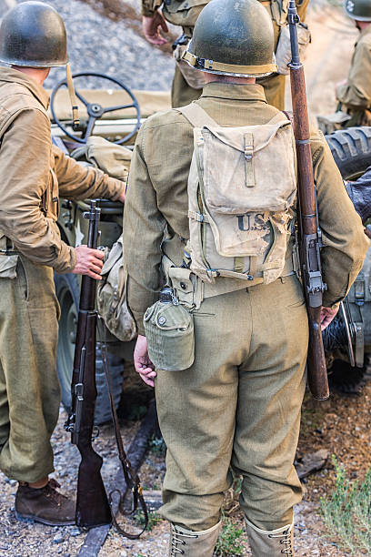 istock US Army World War II Combat Soldiers Waiting For Orders 482563860