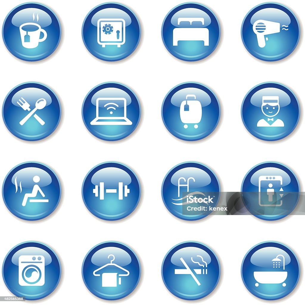 Crystal Icons Set | Travel An illustration of travel icons set for your web page, presentation, & design products. 2015 stock vector