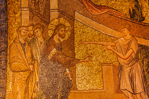 Healing Story Mosaic in Istanbul Chora Church